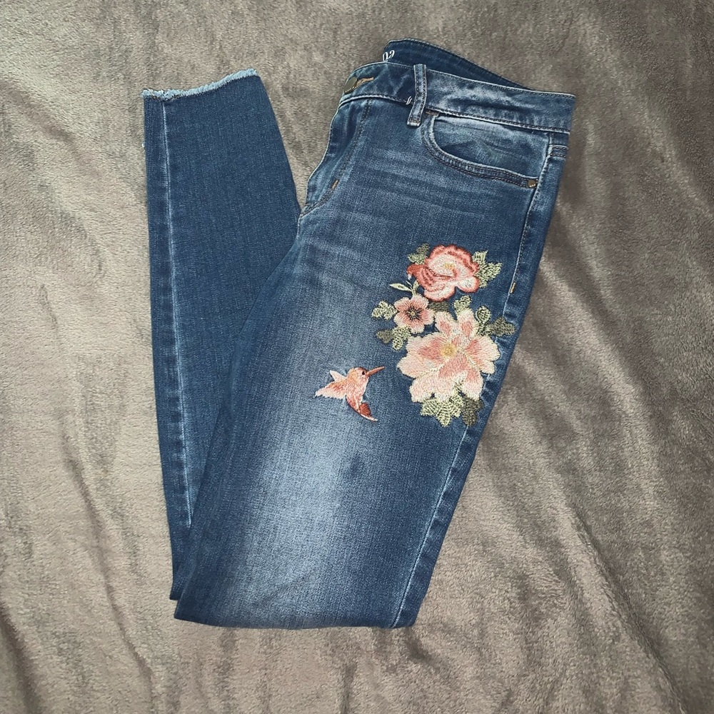 Floral Jeans